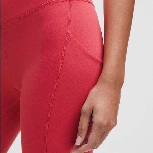 Lululemon Align HR Pant 25” with pockets Desert Red - Picture 8 of 10